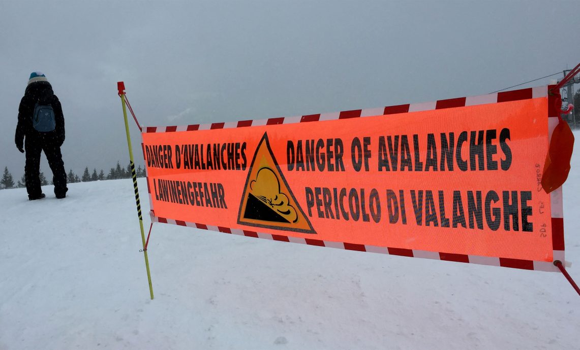 阿尔卑斯山雪崩 4死多人伤