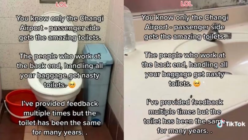 （已签发）柔：狮城二三事：“路过就能闻到尿味” 樟宜机场员工厕所遭批卫生差