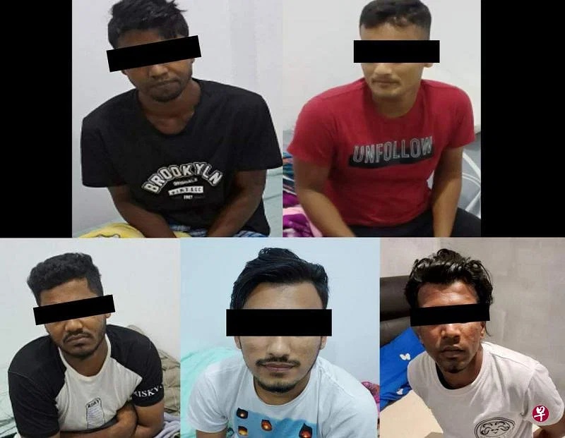 （已签发）柔：狮城二三事：涉逾期逗留狮城 5孟加拉籍男子被捕