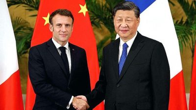 Macron meets Xi in Beijing with Ukraine top priority