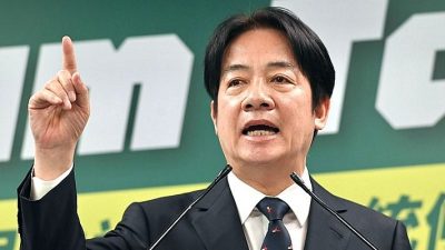 Taiwan ruling party picks VP William Lai as presidential candidate