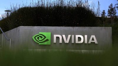 晶片制造商Nvidia市值  一度突破1万亿美元