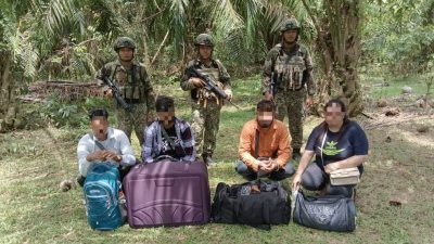 丹泰边界  4印尼人非法入境被捕