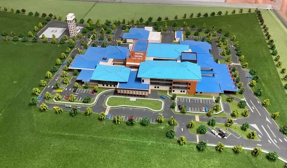 东：万捷县医院兴建工程已完成92％。