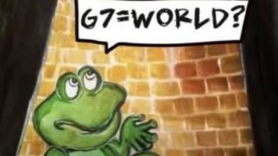 中国外交部发言人华春莹 推特发图讽刺G7=世界？