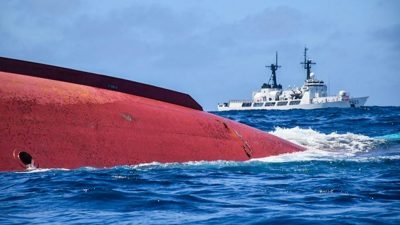 中国渔船上周翻覆 斯里兰卡海军寻获14遗体