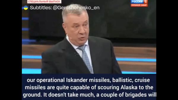 俄议员爆惊人之语　该用飞弹“夷平阿拉斯加”：几个旅就够了