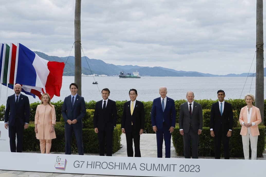 取代与佐科威那张JAPAN-G7-SUMMIT