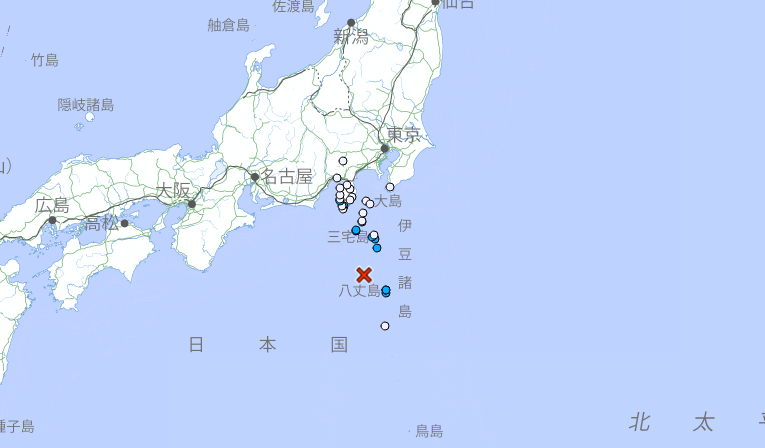 日本东京外海1小时内3起地牛翻身！规模皆5以上 发布海啸预警