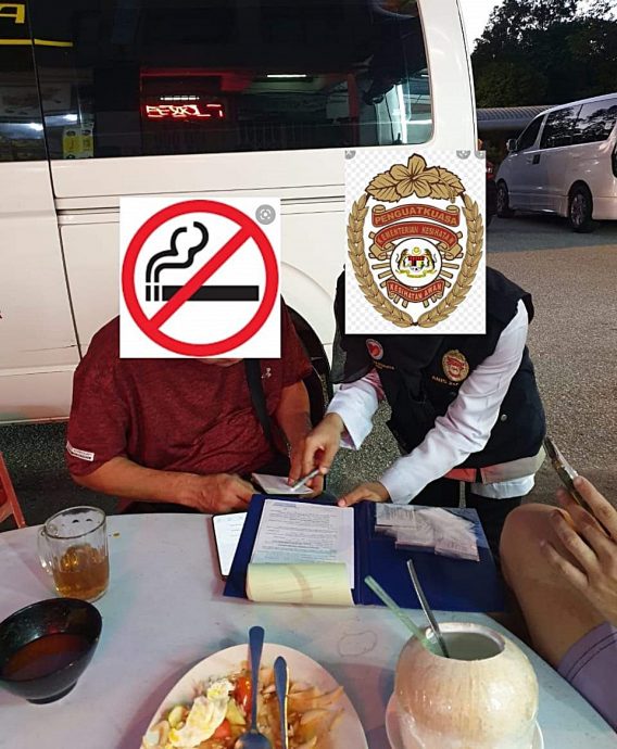 柔：5月在多个禁烟区检举  发67传票给违例烟民