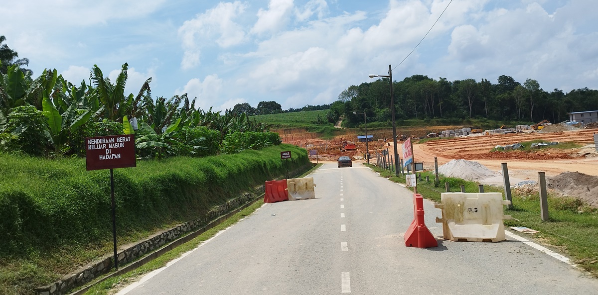 柔：封面特稿：古来太子城衔接哥打丁宜路美园替代道路未竣工已有车穿行，预料今年尾开通