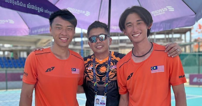 柬埔寨东运会| 男双男团摘铜牌  大马网球平上届成绩
