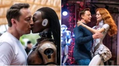 马斯克与女机器人拥吻？查核网：实为AI生成图