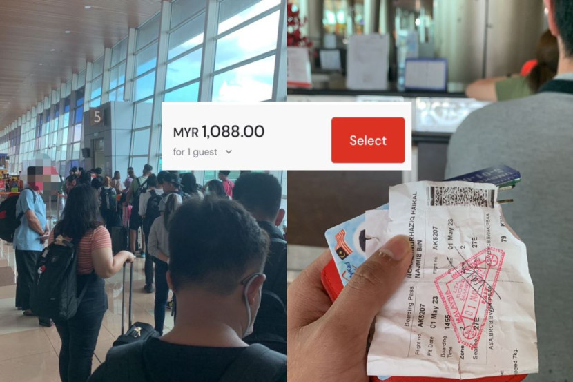 穷学生错过班机 花全部储蓄和PTPTN钱RM1088买新机票 只剩15令吉