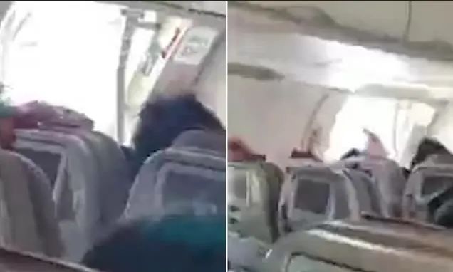 视频|700英尺高空强行打开机舱门 男子高喊“我要跳下去！”