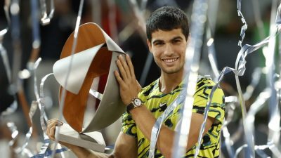 马德里网球大师赛|欧洲红土赛季11战不败  阿尔卡拉斯卫冕冠军
