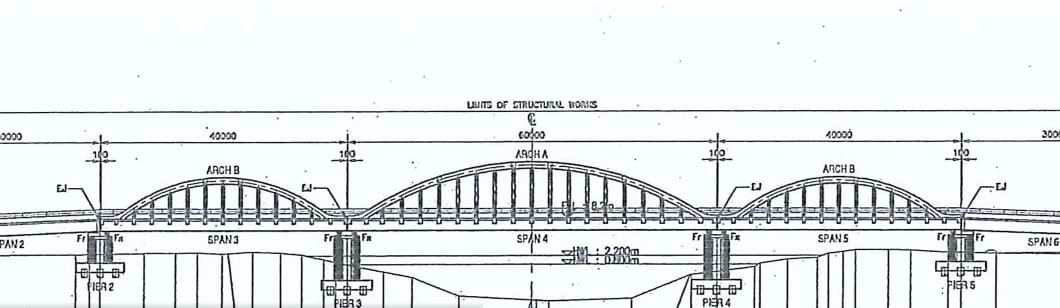 太子路过港新桥设计 桥高4公尺让船只川行