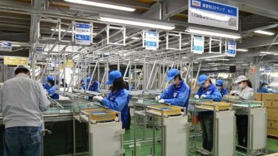 日本4月工业生产 意外萎缩