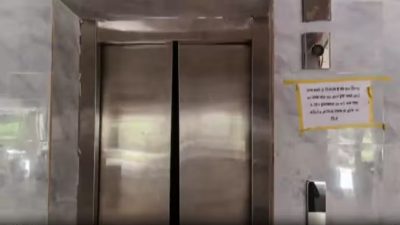 一家六口搭电梯  突从10楼急坠地下室