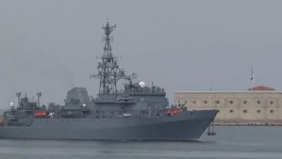 视频 | 侦察船被指遭无人艇命中 俄发布返港影片打脸乌方