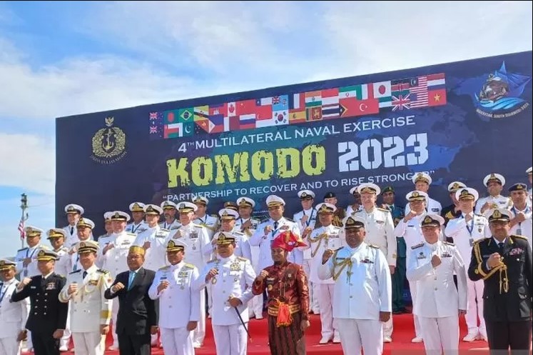印尼举行多边海上演练 中美派军舰参加
