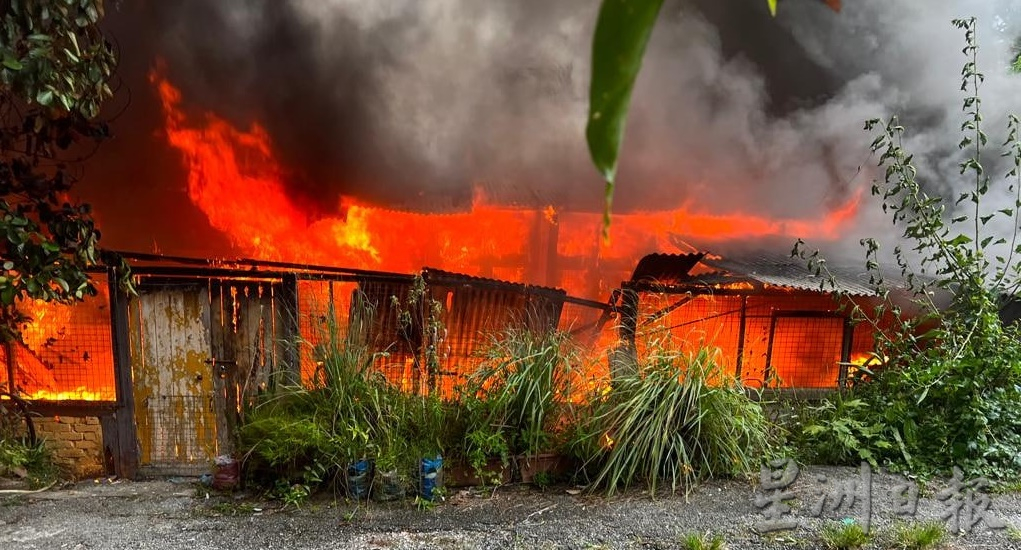 地摩大马电讯公司宿舍火患 烧毁3间宿舍房屋