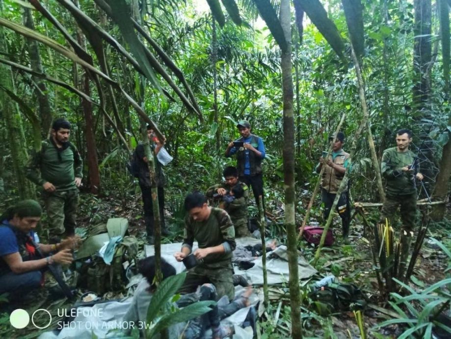 奇迹存活！哥伦比亚总统推文：在亚马逊丛林走失40天的4孩童找到了
