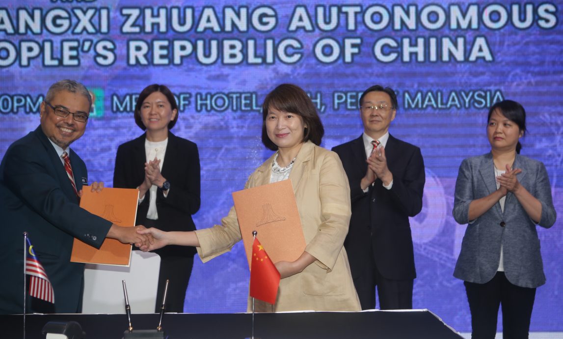  怡保南宁签署更新协议 延续18年友好城市关系