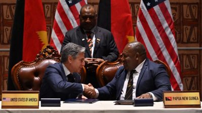 巴布亚新几内亚与美签国防协议  准美军进入主要国防设施