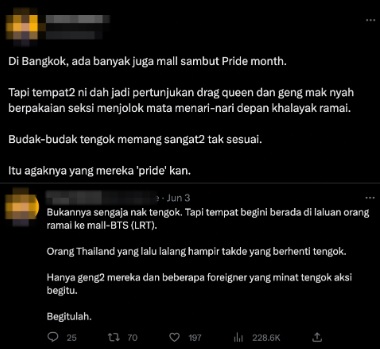  穆男批曼谷LGBT活动惹议  泰网民：狭隘者别来！