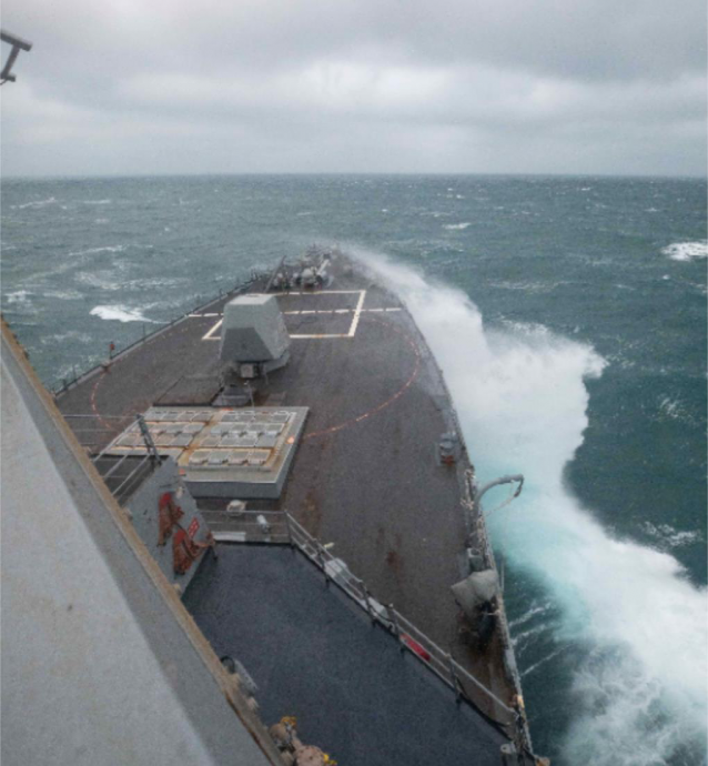美中军舰在台湾海峡险相撞 李尚福：美舰不是无害通过、目的是挑衅