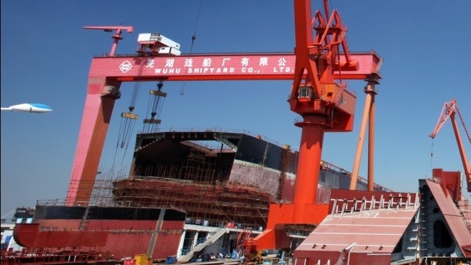 芜湖现11级大风　造船厂450吨吊机倾覆压死3人