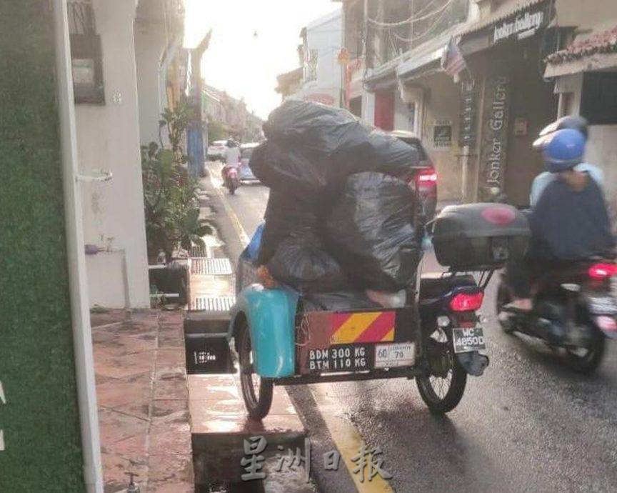 （古城第二版主文）老街获分配垃圾桶日清三次·舒缓垃圾囤积路面问题