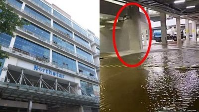 宏茂桥工业大楼水管爆裂积水   有公司损失数万新元