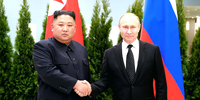 North Korea’s Kim offers ‘full support’ to Putin on Russia Day