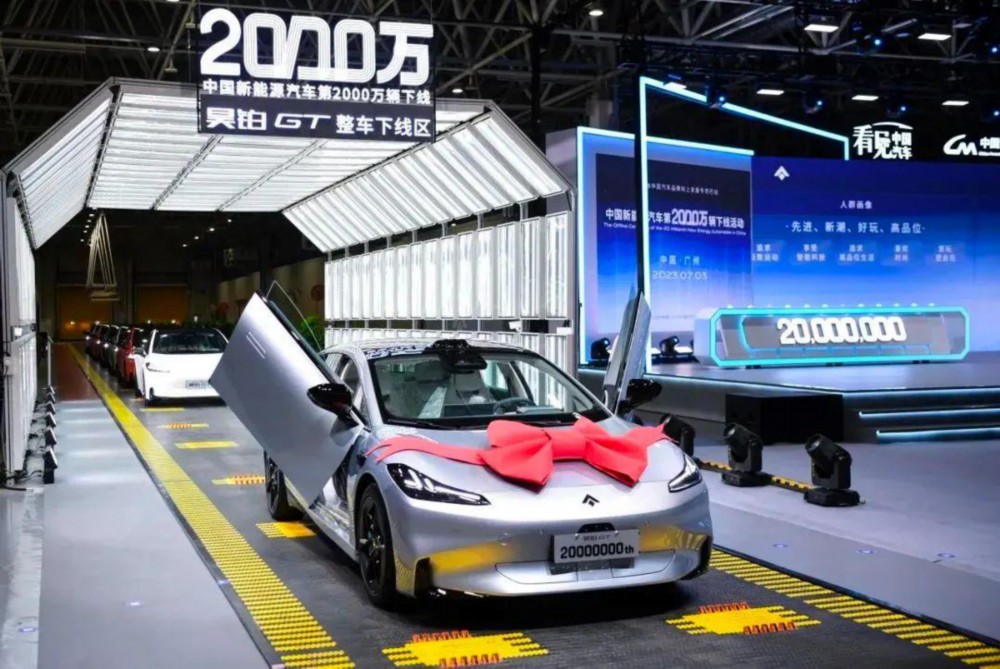 中国新能源汽车从1千万辆到2千万仅用17个月　官媒：跑出“中国速度”