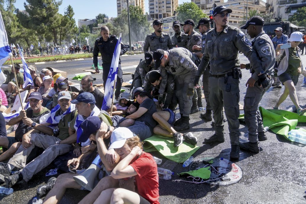 以色列司法改革引美国罕见批评  全国再爆示威多人被捕  