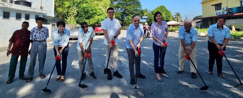 务边拉湾古打新村民众会堂动工