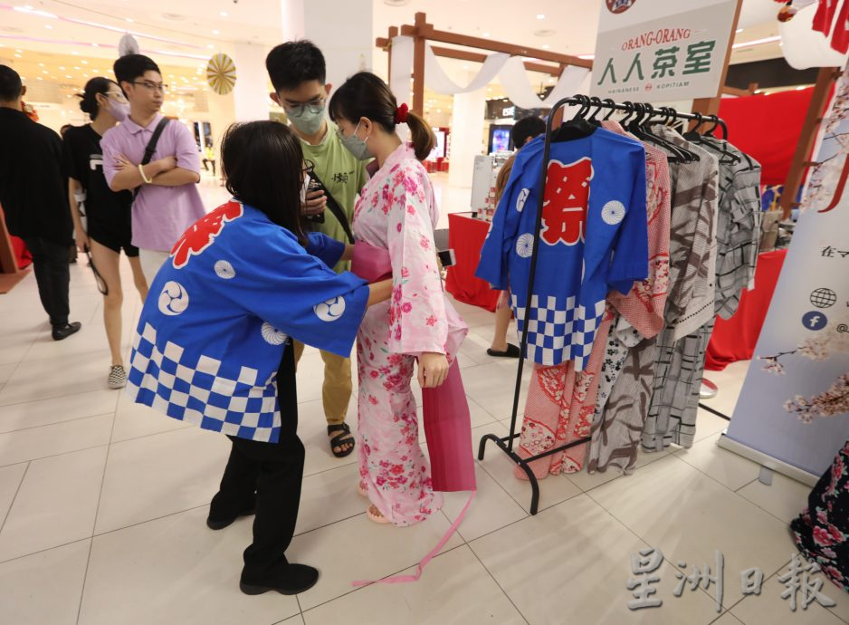 柔：版三：百乐泰广场日本文化展摊，欢迎民众来探索