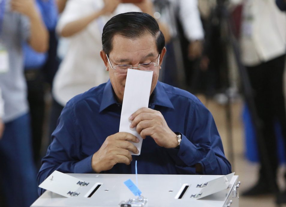 柬大选 总理洪森稳胜   长子料胜选逐步接棒
