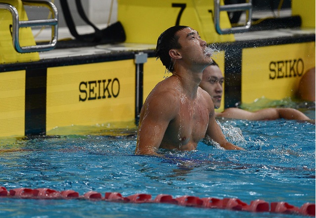 福冈世界水上运动锦标赛| 男子100公尺蝶泳 梁馨仁刷全国纪录