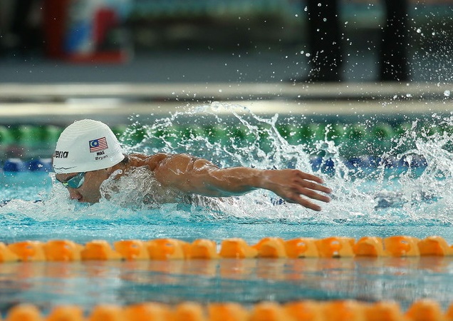 福冈世界水上运动锦标赛| 男子100公尺蝶泳 梁馨仁刷全国纪录