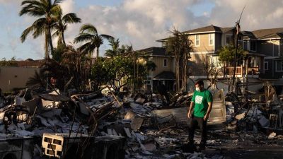 山火增至93死 游客别来   夏威夷重建需252亿