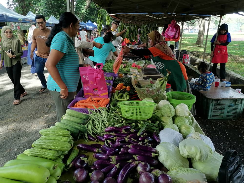 东／“逢星期六上午营业，英迪拉马哥打2区开办全新农业市集。”