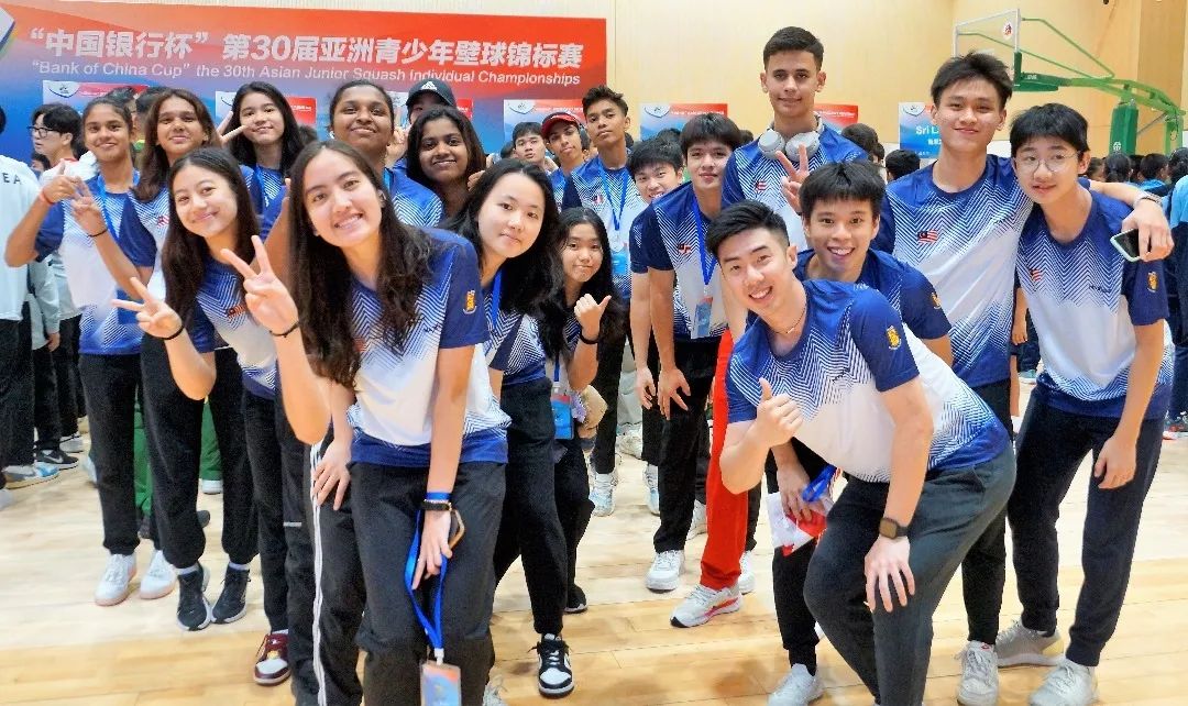 亚洲青少年壁球锦标赛|8赛项中横扫5冠  大马成最大赢家