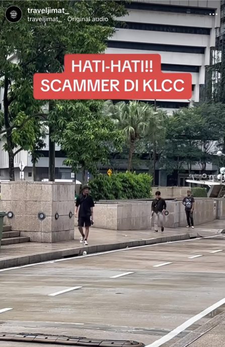  网揭KLCC一带“拍照党”横行 一张照片收费RM10至RM30