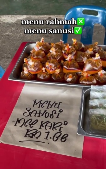 视频|国盟支持者推出 RM1沙努西菜单引注目
