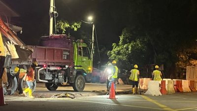 乌绒巴西路涉逾6公里   午夜挖电缆 噪音扰民