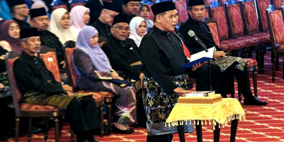 Aminuddin sworn in as NS menteri besar