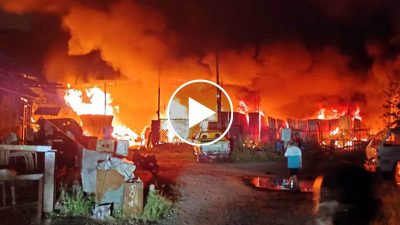 视频 | 家具厂失火 初步报告暂无人伤亡
